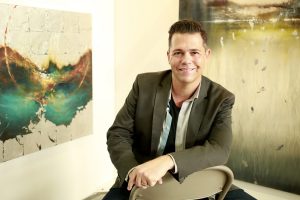 Brian O Neil @ Echo Art Fair photo by Cheryl Gorsk 2