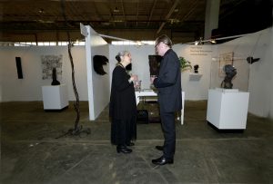 Elizabeth Samuels@ Echo Art Fair photo by Cheryl Gorski