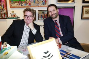 Eric Rippert, John Farina @ Echo Art Fair photo by Cheryl Gorski 1