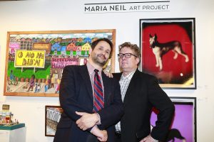 Eric Rippert, John Farina @ Echo Art Fair photo by Cheryl Gorski