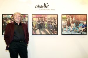 Gary L Wolfe@ Echo Art Fair photo by Cheryl Gorski 2