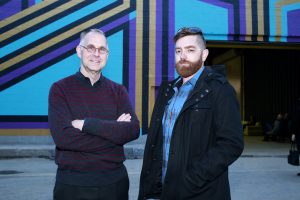 Geralo Mead, Nicholas Conrad Miller @ Echo Art Fair photo by Cheryl Gorski