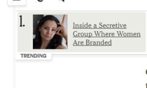 No1trendingno1trending artvoice No 1 Trending Story in the New York Times