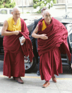 Tenzin4tenzin4 artvoice the Dalai Lama with Lama Tenzin