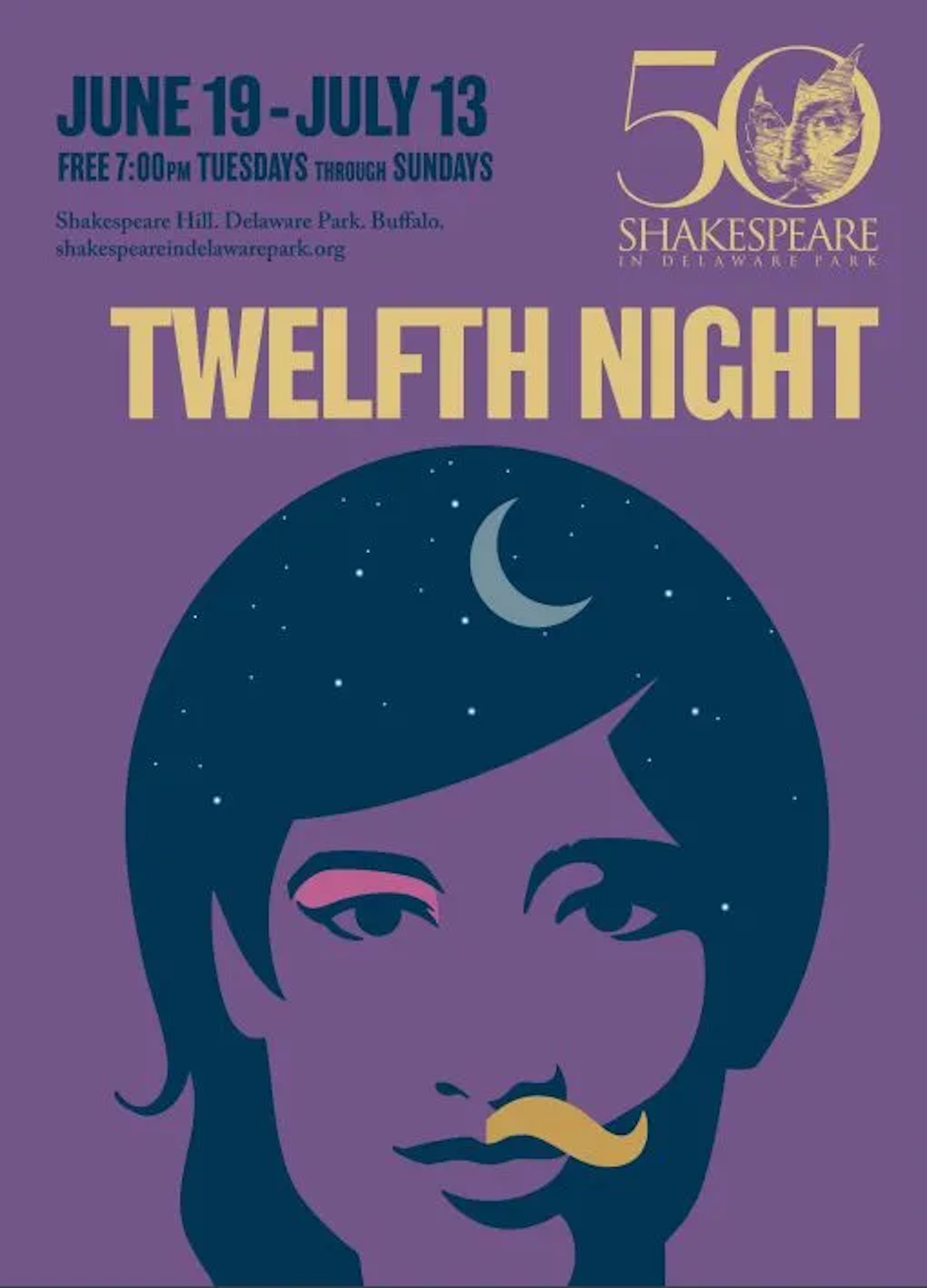 SHAKESPEARE IN DELAWARE PARK season begins with the comedy Twelfth Night!