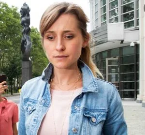 Allison Mack leaving court