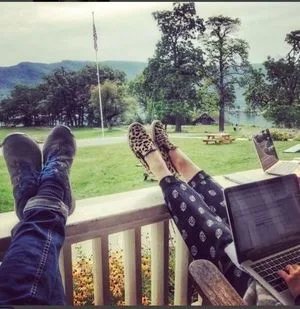 Kicking back at V-Week.