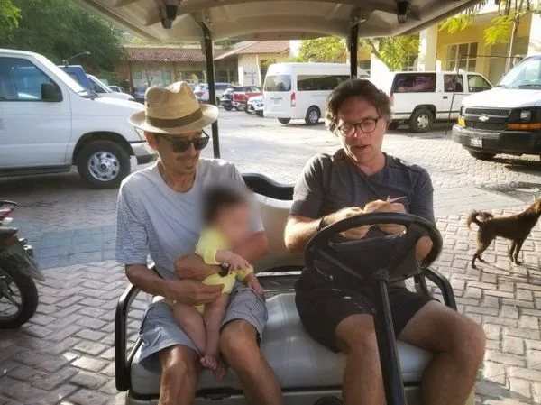 Hector, father of Cami and Daniela with  Keith Raniere