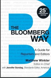The Bloomberg Way is a book that provides a guide to the ethical standards Bloomberg expects from its reporters and editors.