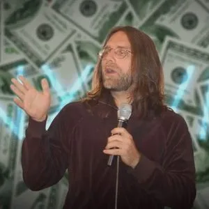 NXIVM American Greed Episode Keith Raniere With Money Backdrop