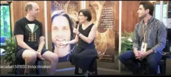 Footage of Brandon Porter, Nancy Salzman and Marc Elliot is shown on STARZ's Seduced.