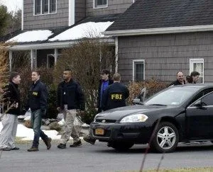 The FBI raid Nancy Salzman's house at 3 Oregon Trail.
