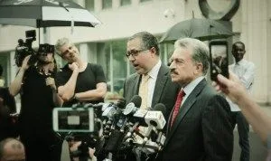 Marc Agnifilo and Paul DeroHanassian faced the world's media. They did not challenge the photos because they knew the truth