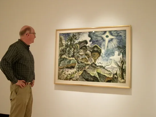 Sun and Rocks by Charles Burchfield: Total Solar Eclipse and Astral Visions at the Burchfield Penney Art Center Through June 2024