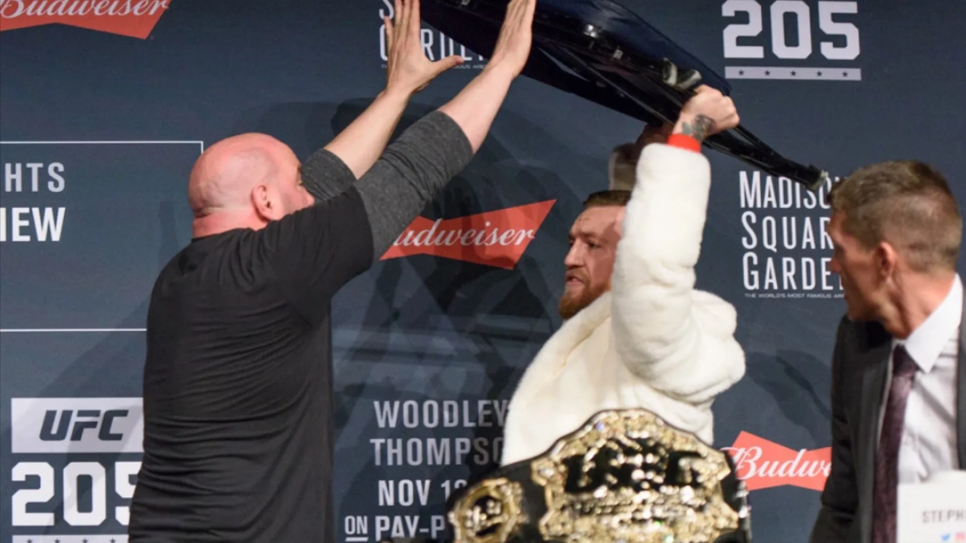 McGregor Madness Breaks Loose at UFC 205 Press Conference