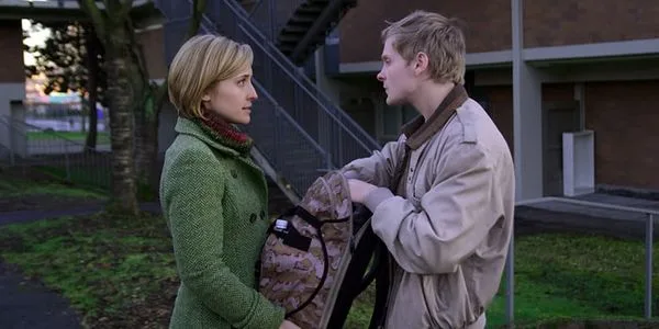 Allison Mack with Chad Krowchuk