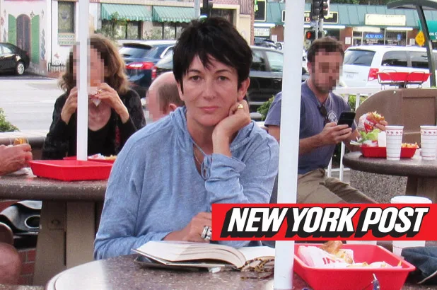 I Call Bullshit – Ghislaine Maxwell Just Happened to Be at Burger Joint Reading CIA Deaths’ Book When NY Post ‘Found’ Her?