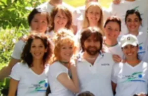 Dani [first row left] was a longtime harem member, even back in the day when Barbara Bouchey was queen of the harem.