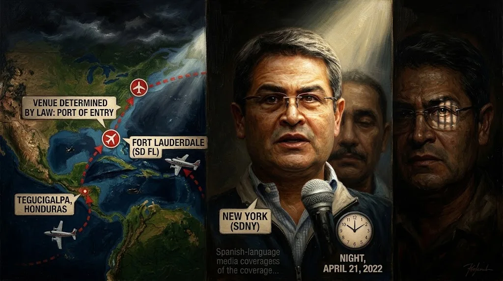 Part 7. The Framing of Honduran President Juan Orlando Hernandez: The Venue Lie