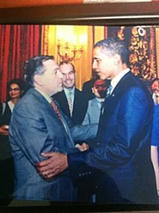 Steve Pigepn and Barack Obama