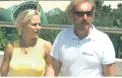 Amelie 'Eve' Hattingh and Tony Quinn. She is about 40 years younger than him.