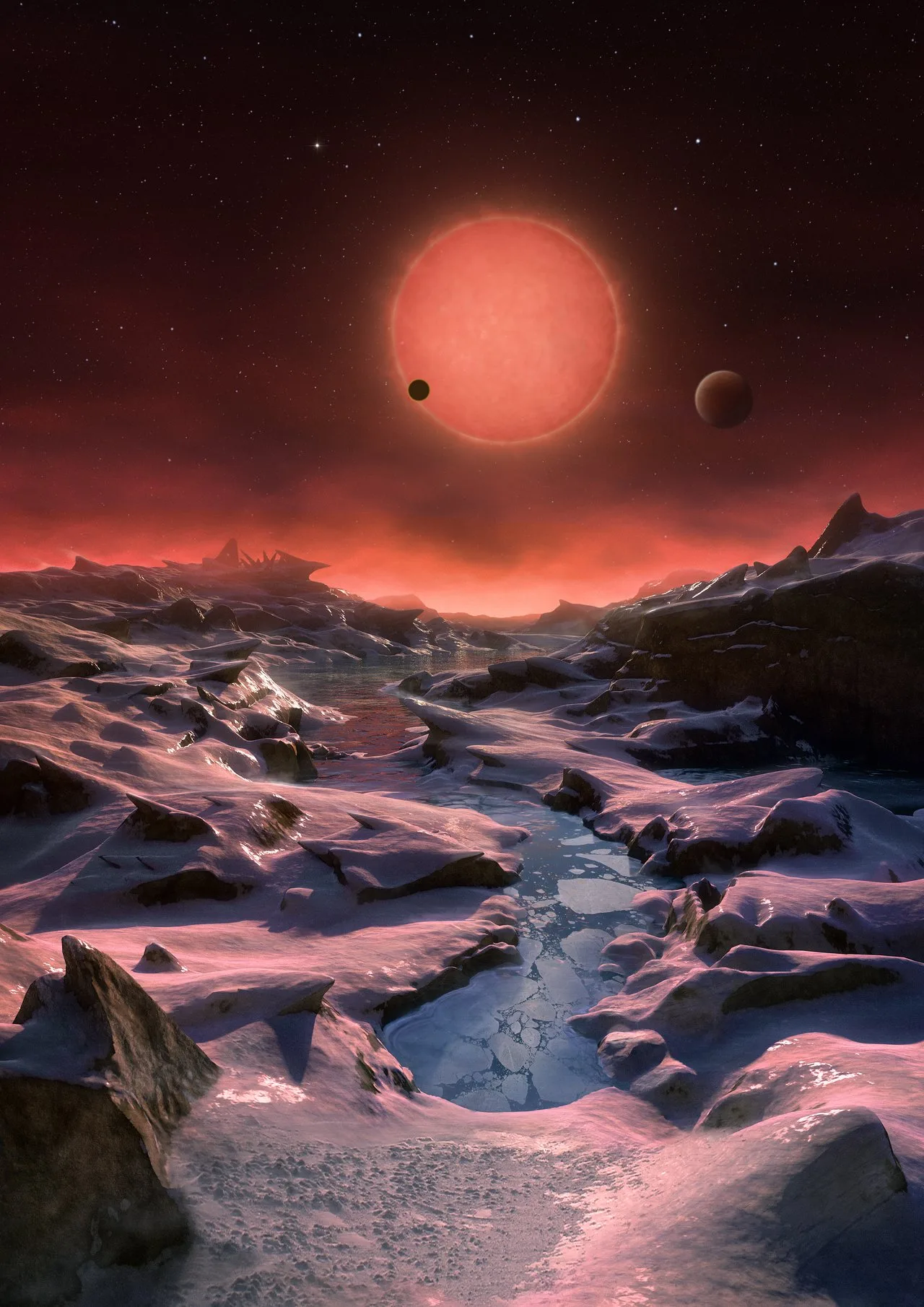Planets identified around dwarf star, 40 light years away, might support life