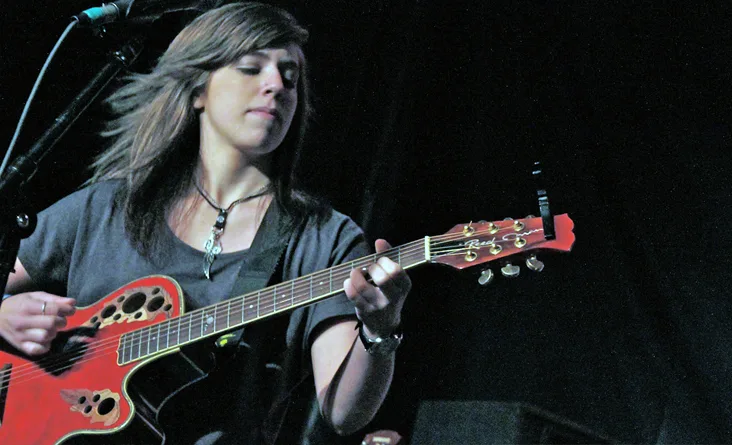Sara Elizabeth W/ Mountain and the Moon -