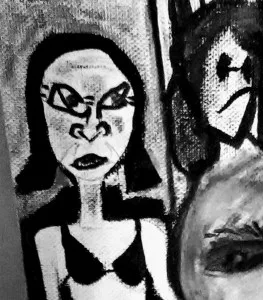 Marie White's A Glimpse of Clare Bronfman.