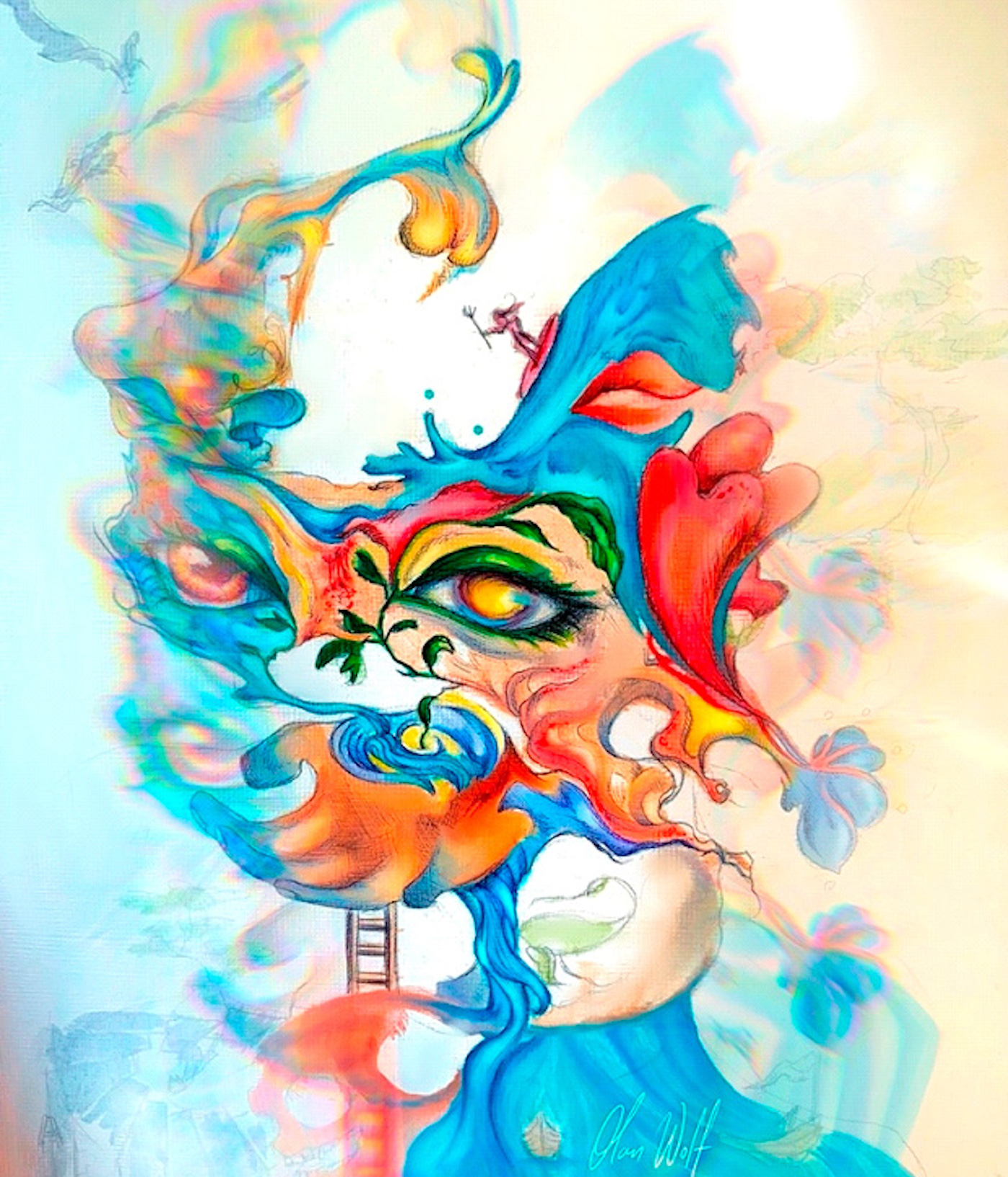 International artist Olan Wolf (Vladimir Vopilin) – changes the soul of the world with modern tips