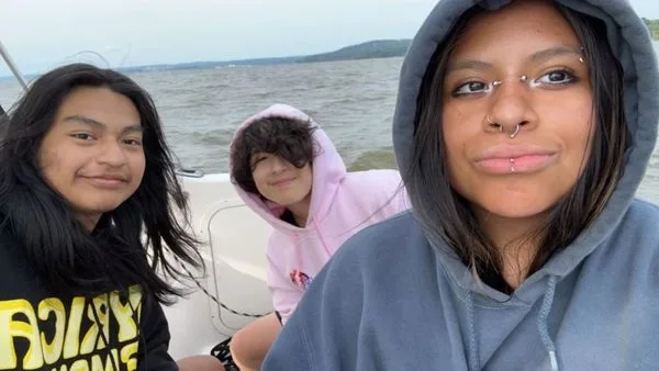 The three Ambrose teenagers, Matthew, and Mia -- almost 17 and Sawyer [middle] 13 have sought to be heard but their father and the courts have so far silenced them.
