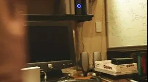 This screen shot is from a video made in 2012. The hard drive with the blue light was alleged to contain 22 naked photos of Camila when she was 15.