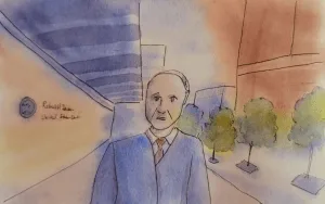 Frank after defeating the DOJ's 18 bogus charges against him.