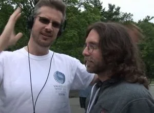 Mark Vicente with his then- mentor Keith Raniere