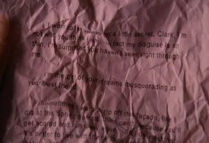 chloe's discareded letter