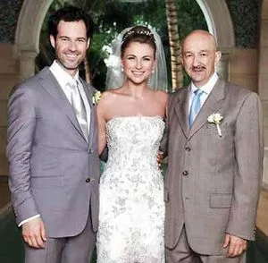 Emiliano Salinas, wife Ludwika Paleta and Carlos Salinas de Gortari.