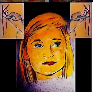 MK10ART's Study of Allison Mack with her . brands in mind.