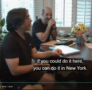 Keith Raniere with one his highest ranking students, Edgar Boone, who reportedly was a paramour of Sara Bronfman