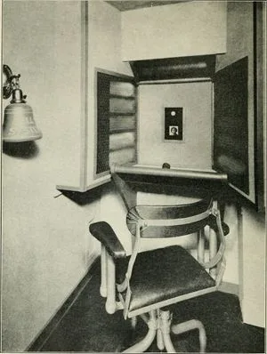 This primitive video conferencing device was available about 40 years before the birth of the man who invented it.