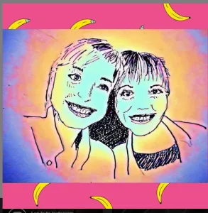 MK10ART's lovely portrait of Allison Mack and Nicki Clyne.