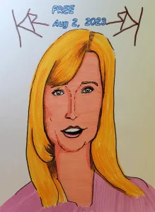 Mk10art Allison Mack Coloring page