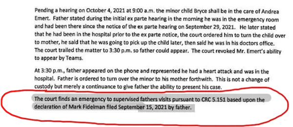 The Order trafficking Rob Emert's kids from him for speaking up about child psychologist fraud in San Diego.