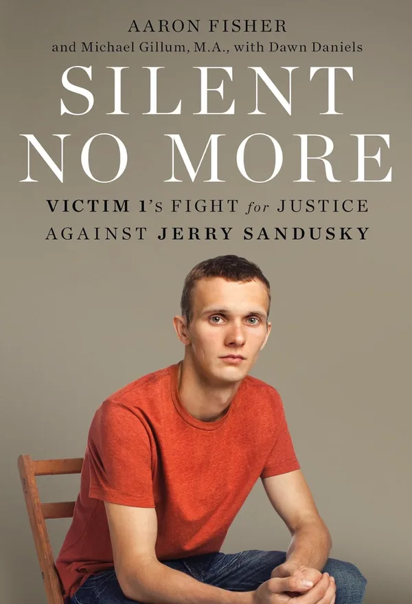 Aaron Fisher on the cover of his book
