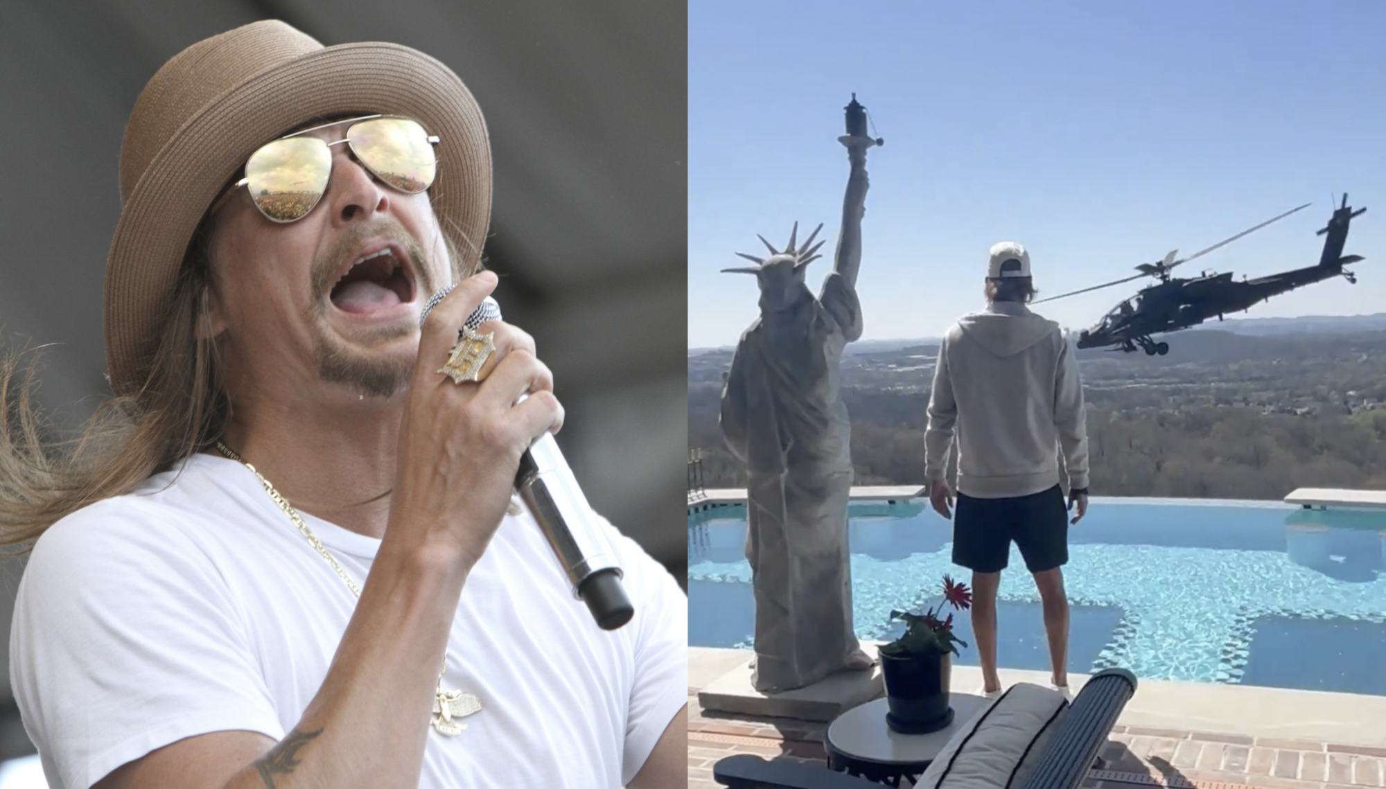 Kid Rock’s Helicopter Video Got The Pilots Suspended And Then Cleared Within 24 Hours