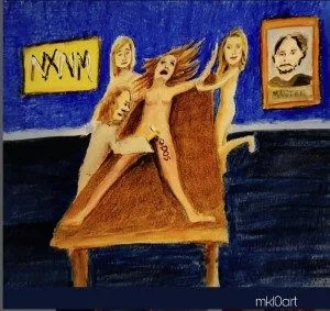 Keith Raniere disputes the popular idea of the DOS branding as depicted by MK10ART.
