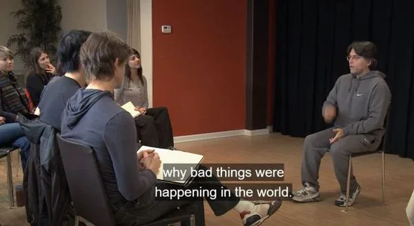 Tubby, who demanded his female lovers to be emaciated, is telling them that bad things were happening in the world. What he did not say was that he was causing it.