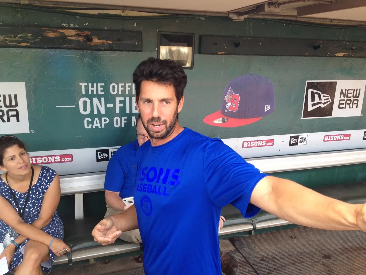 Bisons slugger, Chris Colabello, hitting bumps on the way back to the majors