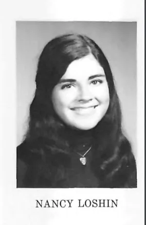 Nancy Loshin - from her yearbook picture. Readers know her better as Nancy Salzman or Prefect.