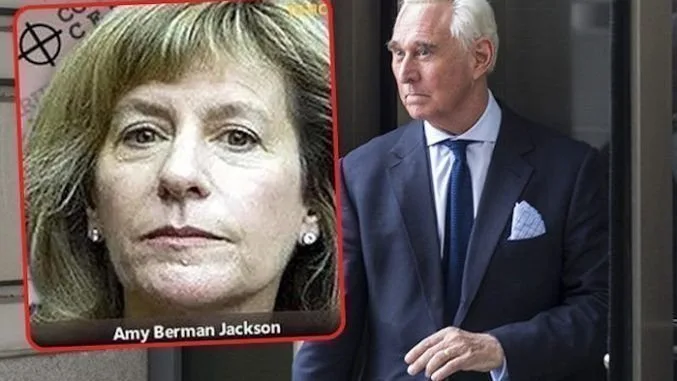 Judge Berman Jackson Will Be Blamed if Roger Stone Dies of Coronavirus in Prison