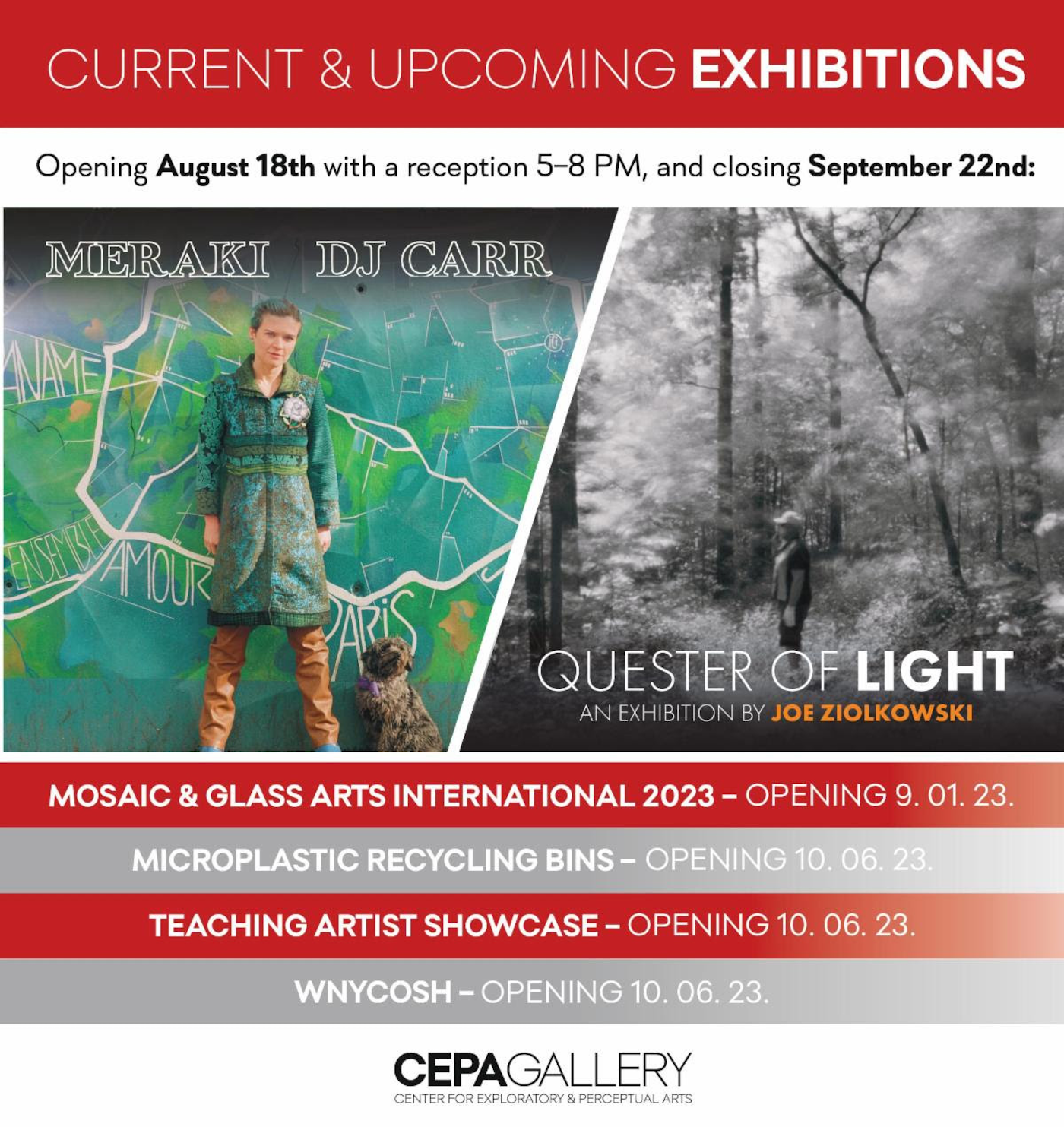 CEPA Gallery New Exhibitions Open Next Week!