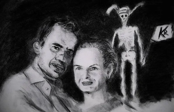 Mk10Art's portrayal of  Basit Igtet and Sara Bronfman-Igtet and their Vanguard